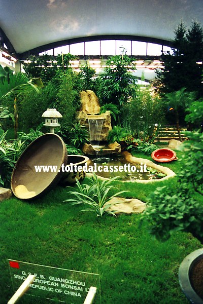 EUROFLORA 2001 - Espositori cinesi di bonsai