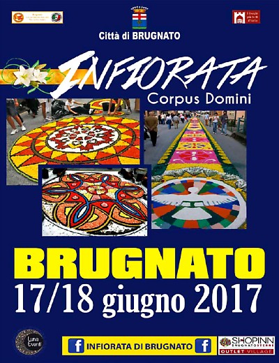 BRUGNATO (Infiorata del Corpus Domini 2017) - Locandina della manifestazione