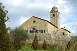 PODENZANA (frazione Montedivalli) - La Pieve di Sant'Andrea del Castello, in stile romanico, per la sua bellezza e austerit  stata dichiarata Monumento Nazionale