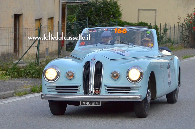 MILLE MIGLIA 2018 - Bristol 400 Farina del 1949 (num. 166)