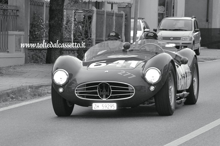 MILLE MIGLIA 2021 - Maserati A6 GCS/53 anno 1954 (Equipaggio: Gian Pietro Rossetti e Thomas Kern - Numero di gara: 277)