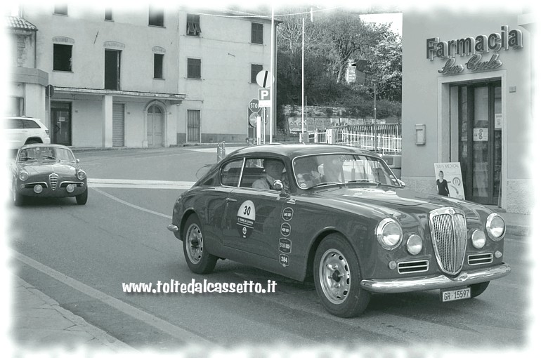 GRAN PREMIO TERRE DI CANOSSA 2019 (Val di Vara) - Lancia Aurelia B20 GT anno 1954 condotta dagli svizzeri Vanoli M. e Bauer Vanoli C. (numero di gara 30 - Team Scuderia capricorno Zurigo)