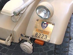 Targa ASI (Auto storiche Italia) - N. 8223 - Wolkswagen Typ-82 ( kbelwagen) del 1944
