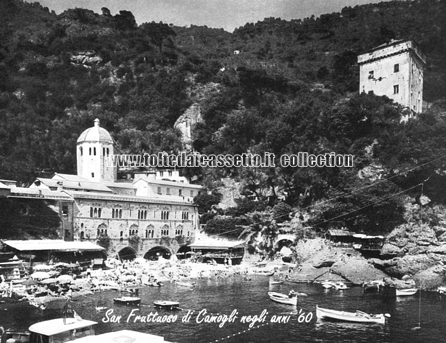 SAN FRUTTUOSO DI CAMOGLI - La baia in una foto degli anni Sessanta