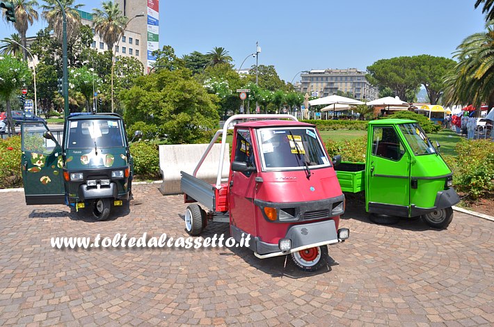 TUNING - APE Car in esposizione durante un raduno alla Spezia (giardini della Passeggiata Morin) / foto 1