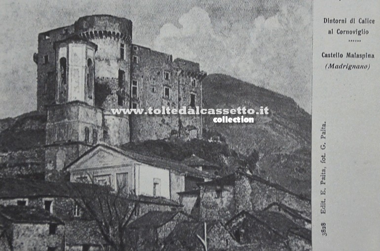MADRIGNANO - Il Castello dei Malaspina come si presentava in una cartolina dei primi del Novecento