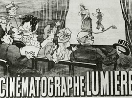 Cinmatographe Lumire - Locandina pubblicitaria de "L'innaffiatore innaffiato" (1895)