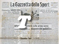 LA GAZZETTA DELLO SPORT del 23 settembre 1946 - Adolfo Leoni vince il 31 Giro dell'Emilia, il primo del dopoguerra
