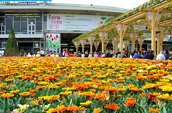 EUROFLORA 2011 - Prato all'ingresso del Padiglione S (Palasport) della Fiera di Genova EUROFLORA 2011 - Prato all'ingresso del Padiglione S (Palasport) della Fiera di Genova