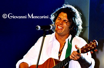 Il cantautore Gianluca Grignani