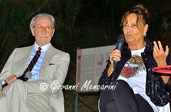 Il giornalista Vittorio Feltri e l'avvocato Annamaria Bernardini De Pace