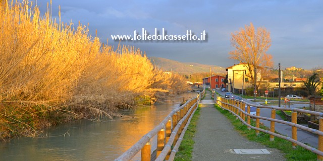 CANALE LUNENSE (Sarzana) - Panorama al tramonto dopo un temporale