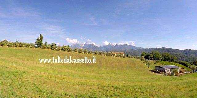 ALPI APUANE - Skyline dalla campagna di Soliera