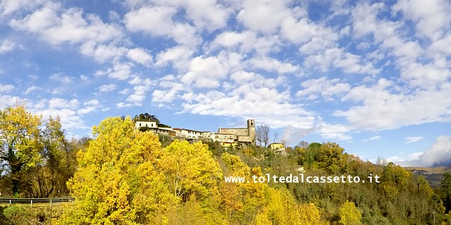 OLIVOLA - Il colle del nucleo storico del borgo