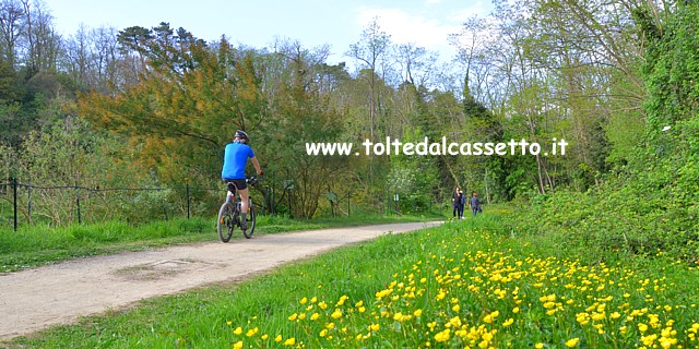 CANALE LUNENSE (Pista ciclabile) - Tratto collinare nella campagna di Ponzano Magra
