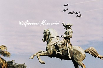 Garibaldi e le Frecce Tricolori (La Spezia)