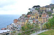 RIOMAGGIORE - Scorcio della collina del castello