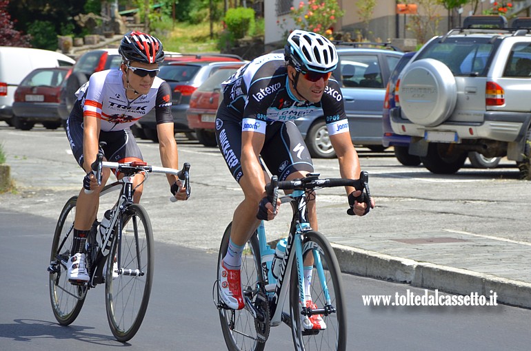GIRO D'ITALIA 2014 - Alessandro Petacchi nella discesa del colle di Cento Croci in Val di Vara