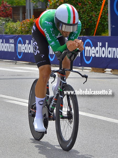GIRO D'ITALIA 2026 - Filippo Ganna impegnato nella cronometro Viareggio-Marina di Massa che ha vinto con un tempo strepitoso