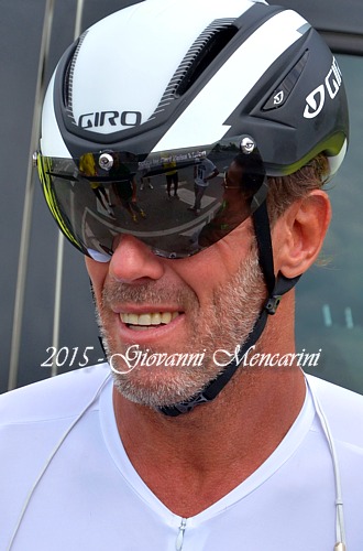 Ritratto del ciclista Mario Cipollini