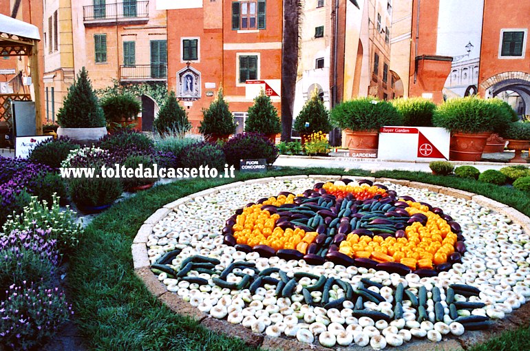 EUROFLORA 2006 - Logo realizzato con prodotti dell'orto