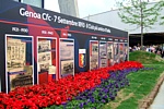 EUROFLORA 2011 - Nel viale esterno lo spazio espositivo del Genoa CFC 1893