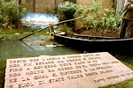 EUROFLORA 1981 - La barca di Caronte nella palude dell'Inferno dantesco