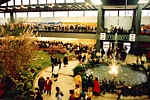 EUROFLORA 1986 - Fontana circolare con caratteristico zampillo d'acqua