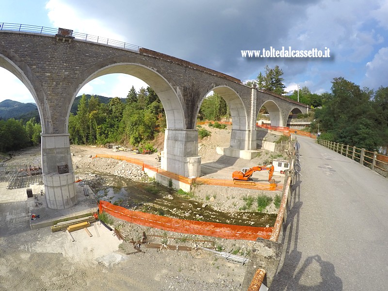 FERROVIA AULLA-LUCCA (01 Settembre 2024) - Arcate lato Pieve San Lorenzo del ponte sul Tassonaro