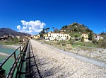 AULLA - Ponte sul torrente Aulella che serviva il vecchio tracciato della Ferrovia Aulla-Lucca