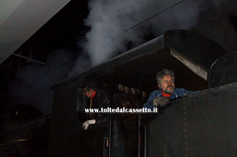 FERROVIA AULLA-LUCCA - Macchinisti della vaporiera