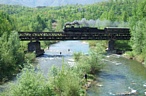 FERROVIA AULLA-LUCCA - Treno d'epoca e gara di pesca sul torrente Aulella