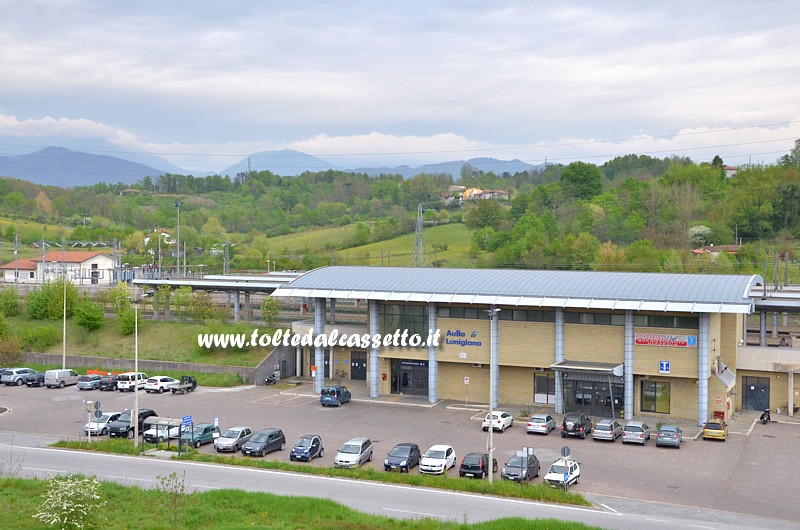 AULLA - La nuova stazione ferroviaria che serve la Ferrovia Parma-La Spezia e la Ferrovia Aulla-Lucca