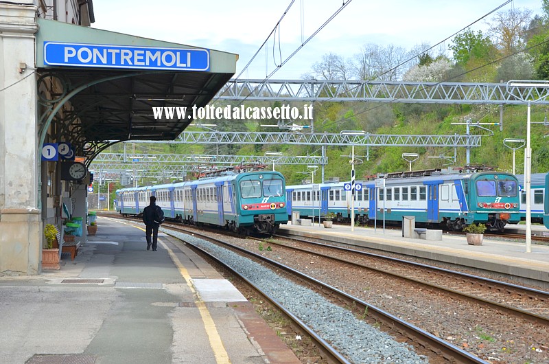 FERROVIA PONTREMOLESE - La stazione di Pontremoli in esercizio