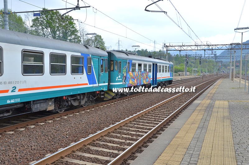 STAZIONE DI AULLA/LUNIGIANA - Binari in direzione La Spezia