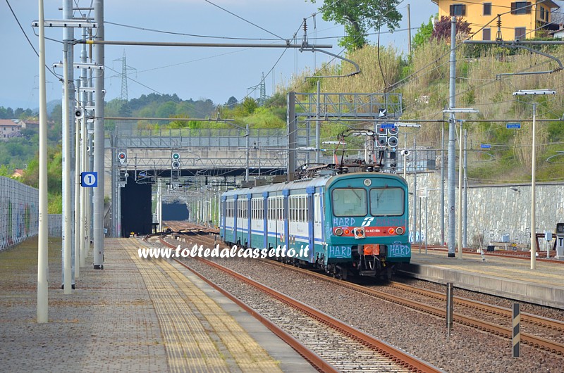 STAZIONE DI AULLA/LUNIGIANA - Binari in direzione Parma