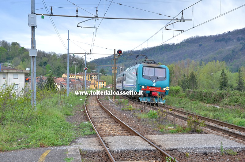 FERROVIA PONTREMOLESE - Binari lato sud della stazione ferroviaria di Villafranca / Bagnone