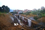 FERROVIA PONTREMOLESE (S.Stefano Magra) - Il tratto terminale della Galleria Serena costruito in forma quadrata