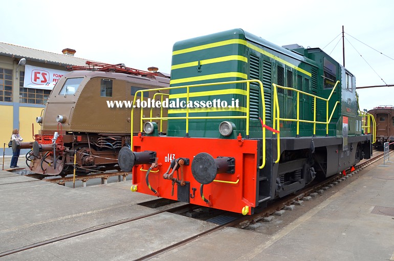 FONDAZIONE FS ITALIANE - Locomotore diesel da manovra pesante D.143-3021 "Truman" (ex Ne.120-026 costruito nel 1943, anno di trasformazione 1971)