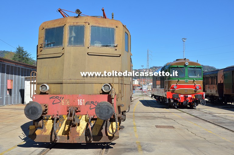 FONDAZIONE FS ITALIANE - Locomotore elettrico E.636-161 in attesa di restauro