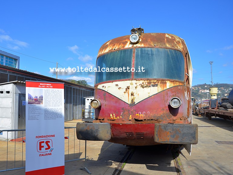 MUSEO TRENI STORICI DELLA SPEZIA (Open Day del 18 Marzo 2023) - Binato Breda ALn 442 e ALn 448