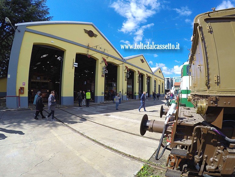 MUSEO TRENI STORICI DELLA SPEZIA (Open Day del 18 Marzo 2023) - Capannoni del magazzino e dell'officina locomotive elettriche e diesel