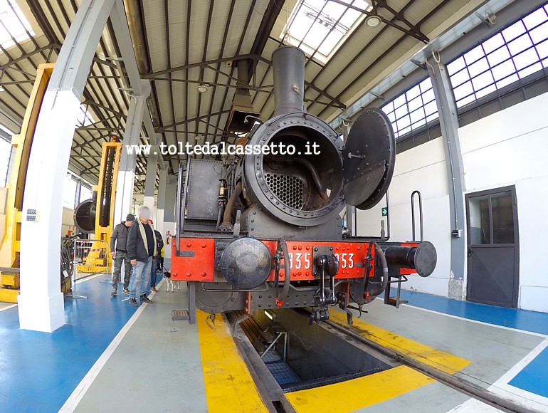 MUSEO TRENI STORICI DELLA SPEZIA (Open Day del 18 Marzo 2023) - Locomotiva a vapore 835-053 in officina