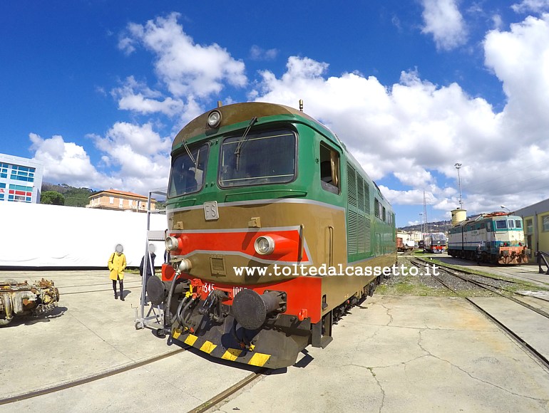 MUSEO TRENI STORICI DELLA SPEZIA (Open Day del 18 Marzo 2023) - Locomotiva diesel D.345-1055