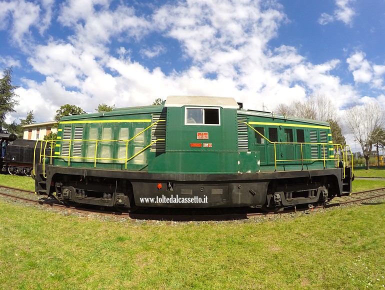 MUSEO TRENI STORICI DELLA SPEZIA (Open Day del 18 Marzo 2023) - Profilo di locomotiva diesel da manovra D.143-3021 Truman
