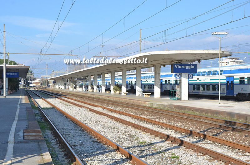 STAZIONE DI VIAREGGIO - Panoramica del parco binari