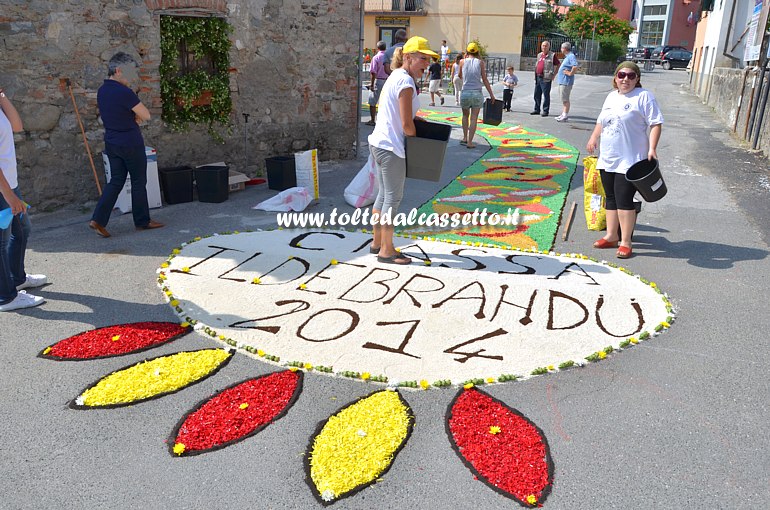 BRUGNATO (Infiorata del Corpus Domini 2014) - Logo di Piazza Ildebrando