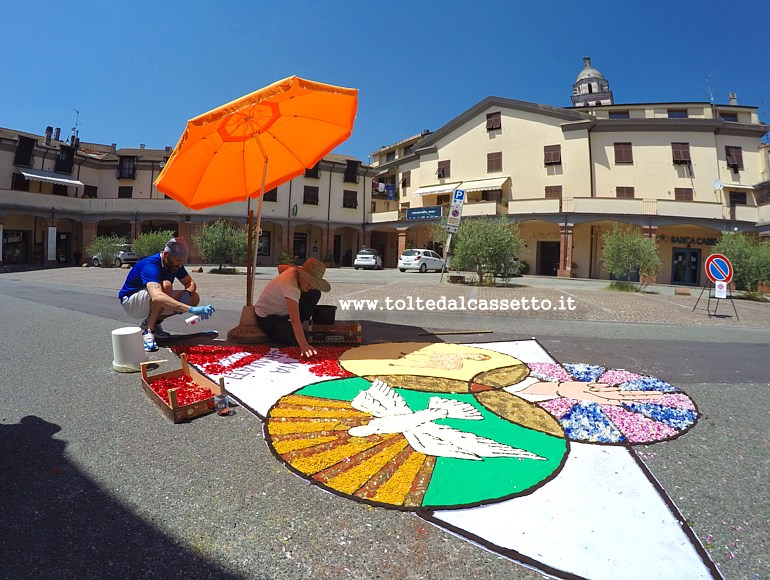 BRUGNATO (Infiorata del Corpus Domini 2022) - Quadro multi tema in Via Briniati