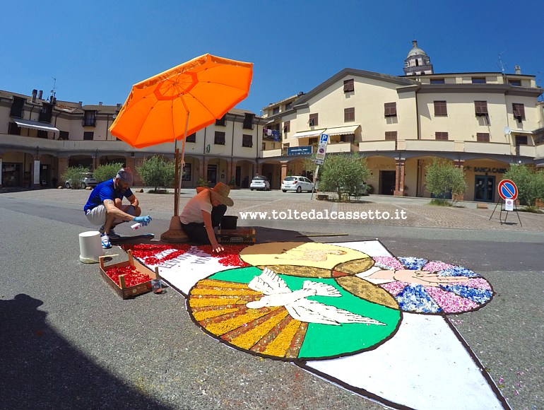 BRUGNATO (Infiorata del Corpus Domini 2022) - Quadro multi tema in Via Briniati