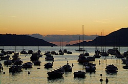 LERICI - Il Golfo dei Poeti all'imbrunire / ( Giovanni Mencarini)